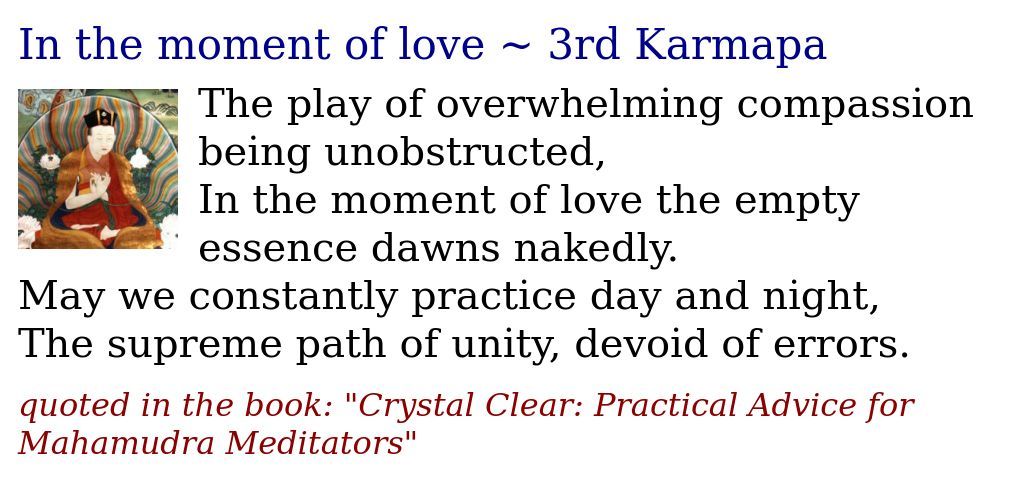 In the moment of love ~ 3rd Karmapa
justdharma.org/in-the-moment-…