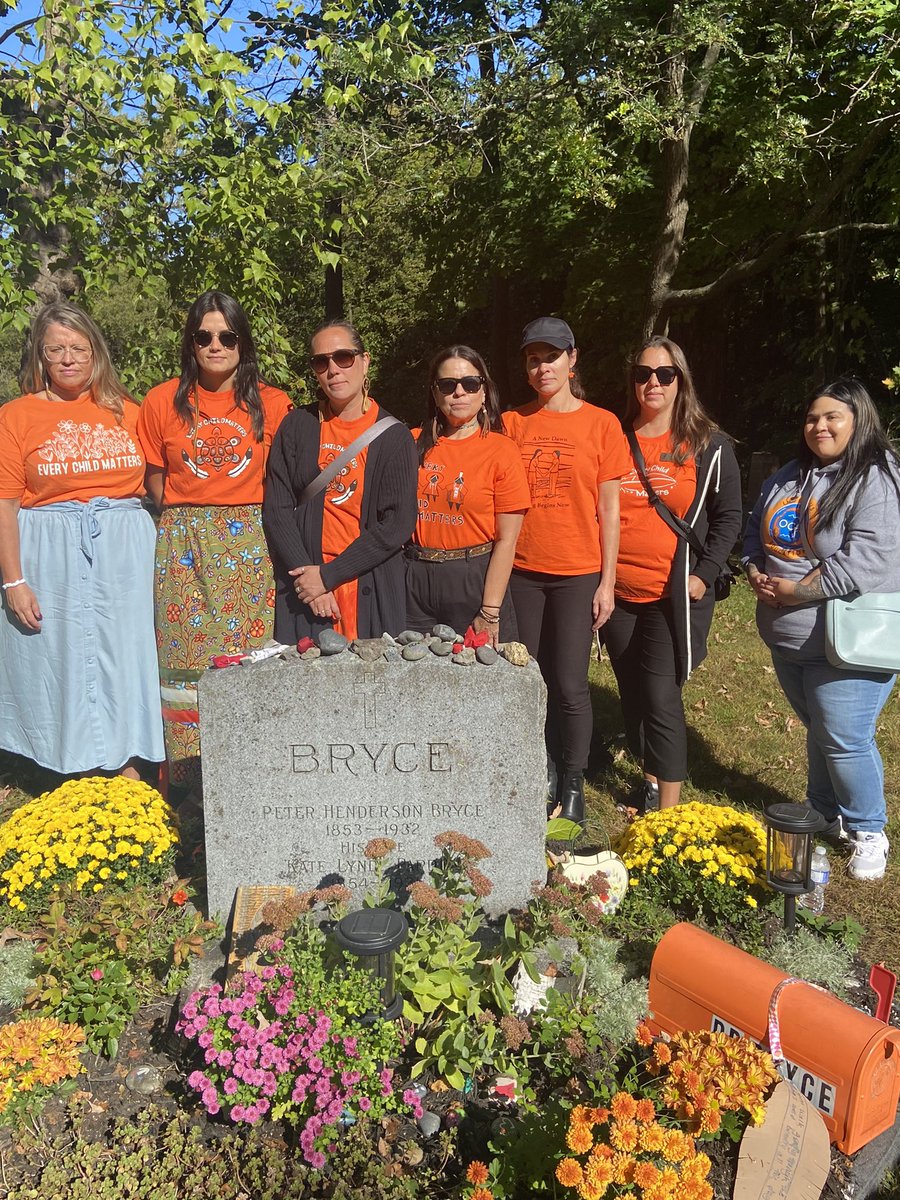 I feel honoured I had the opportunity to learn alongside <a href="/OttCatholicSB/">Ottawa Catholic School Board</a> students with <a href="/BeechwoodOttawa/">BeechwoodCemetery</a> <a href="/A7G_Official/">A7G</a> &amp; <a href="/CaringSociety/">First Nations Child & Family Caring Society</a>. We will keep survivors,children &amp; families impacted by residential schools in our thoughts to inspire action today &amp; every day <a href="/ocsbindigenous/">OCSB Indigenous Ed</a>