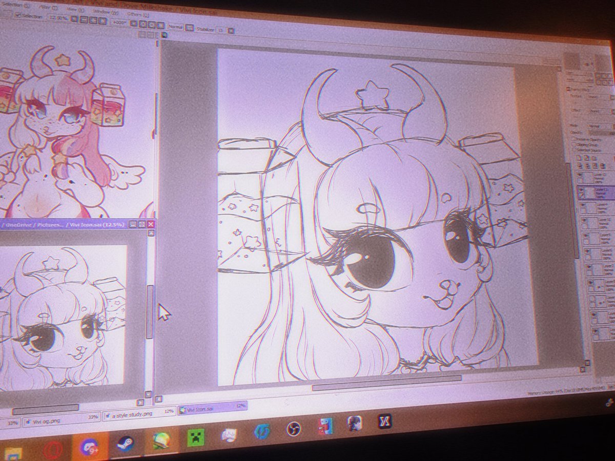 Beeatrus's tweet photo. ✨️🩷wip🩷✨️

#furry #furryart #cute #kawaii #chibi #art #wip #sketch https://t.co/lH1llq8TMd