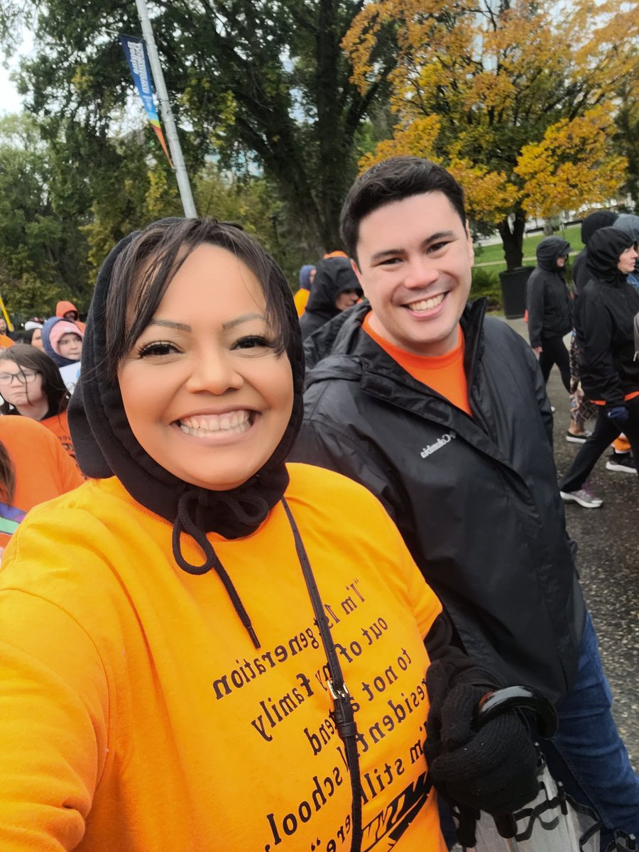 JeanelleMandes's tweet photo. Today, my children and I honour my parents &amp; my grandparents who attended residential schools &amp; those who did not make it home. We remember 🧡
To my ally friends, I extend my heartfelt gratitude. Your presence and involvement today are truly valued. Kinanâskomitin. 🙏 https://t.co/TCzKrD9iPZ