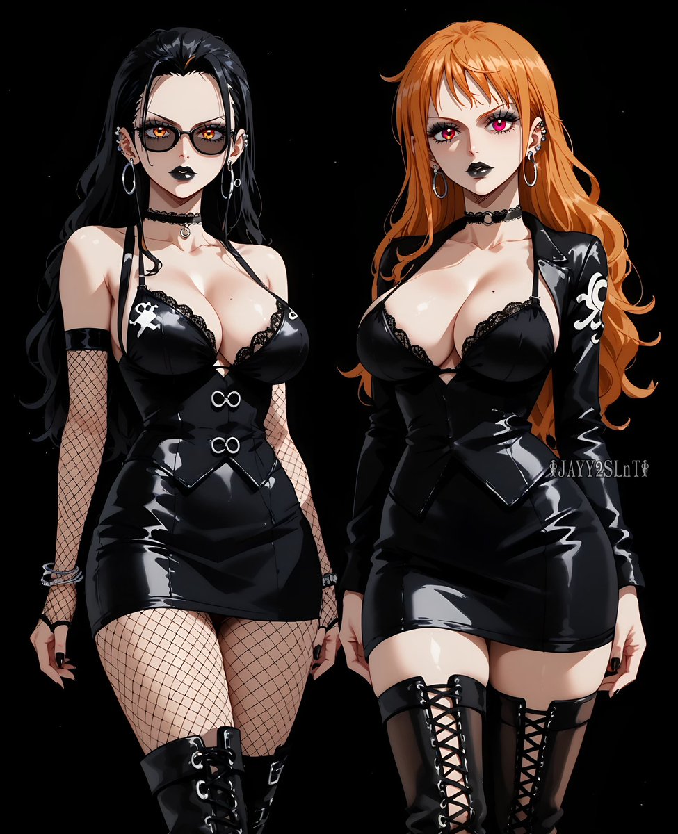 jayy2slnt's tweet photo. Nami x robin Gothic twins

#AIart #AIグラビア #AI美女 #AIArtwork #jayy2slnt #aicartoon #dopecartoons #litcartoon #AnimeArt #animefanart #namionepiece #ONEPIECE #ＯＮＥＰＩＥＣＥカードゲーム #OnePiece1127 #nicorobin #nami https://t.co/GVIptgT9RQ