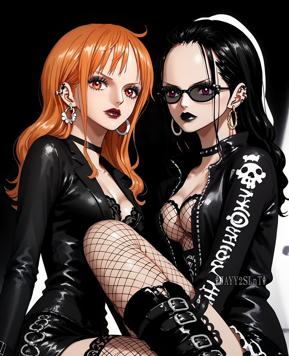 jayy2slnt's tweet photo. Nami x robin Gothic twins

#AIart #AIグラビア #AI美女 #AIArtwork #jayy2slnt #aicartoon #dopecartoons #litcartoon #AnimeArt #animefanart #namionepiece #ONEPIECE #ＯＮＥＰＩＥＣＥカードゲーム #OnePiece1127 #nicorobin #nami https://t.co/GVIptgT9RQ