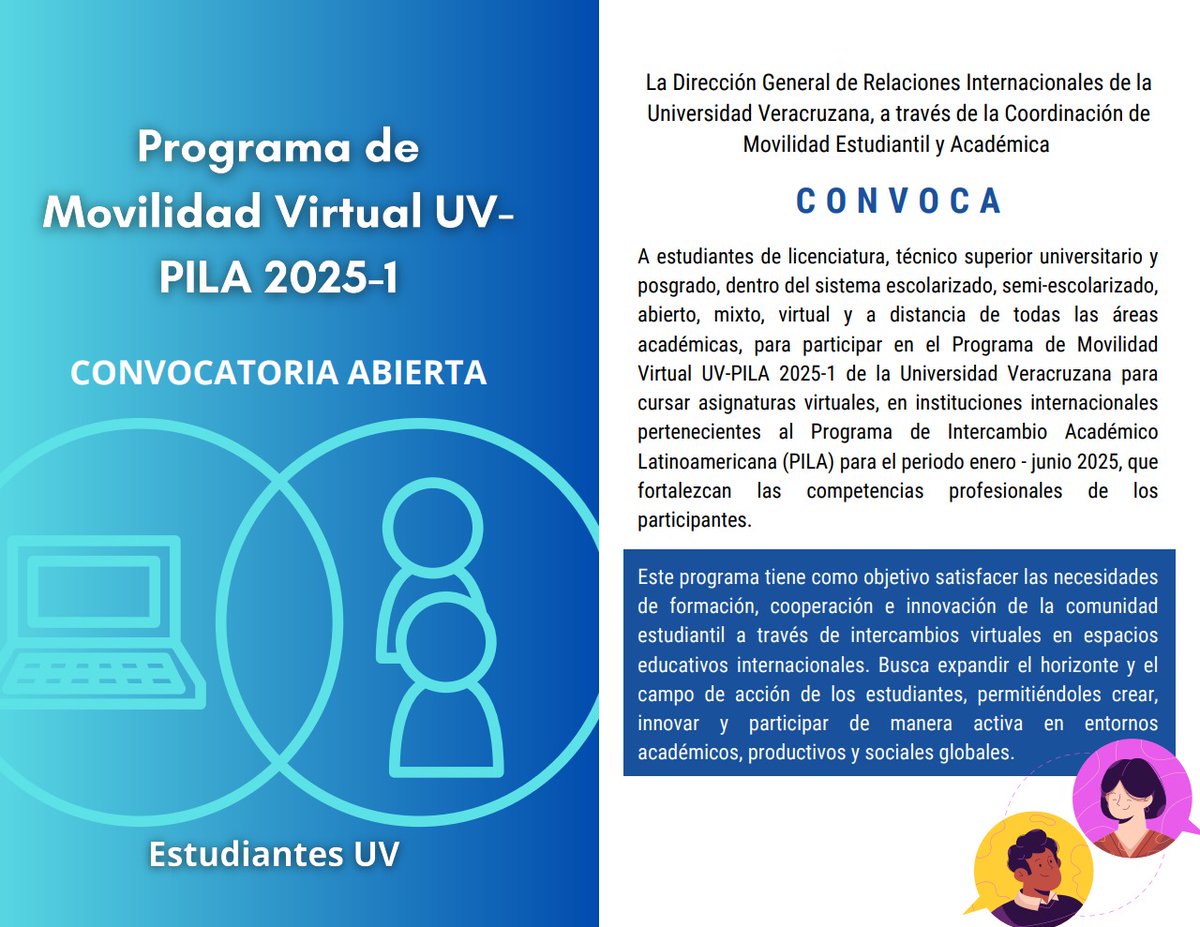 nutrixaluv's tweet photo. Atención estudiantes,para quien esté interesado en realizar movilidad estudiantil.

https://t.co/KNRcvyLT1l https://t.co/SS6kICvzmO