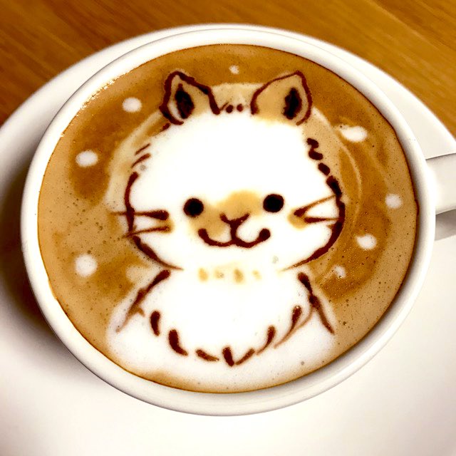 fuwachiko's tweet photo. デザインカプチーノ☕️寒くなってきたらまた作りたいなー！
#コーヒーの日 https://t.co/3h0RF6l5bQ