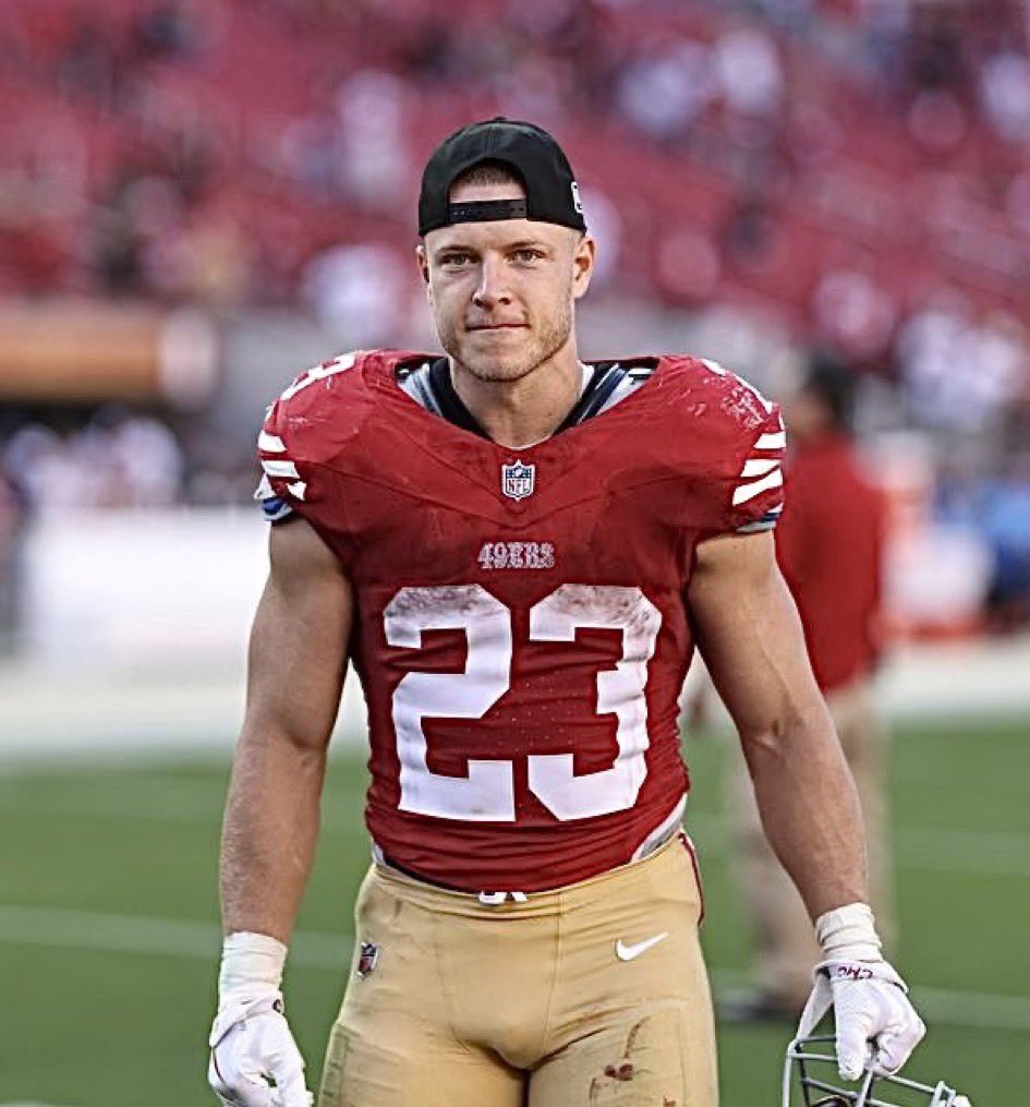 AdamSchefter's tweet photo. 49ers HC Kyle Shanahan confirmed that RB Christian McCaffrey has experienced bilateral achilles tendinitis for some time, but that the condition is more concentrated in one leg than the other. https://t.co/DGpM3PiNFN