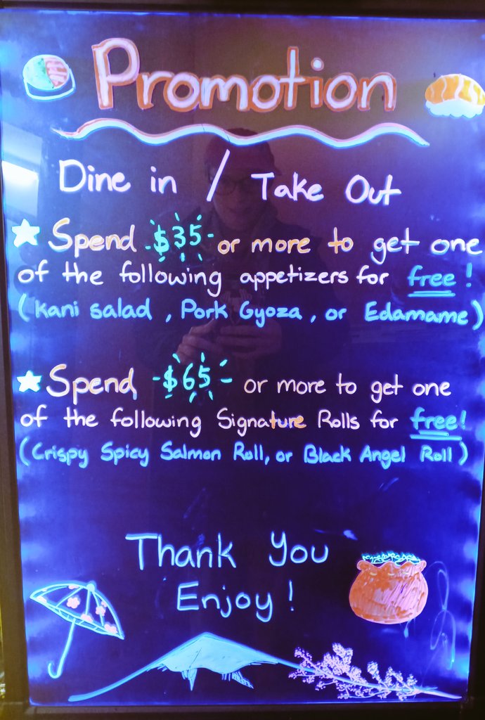Kinga3229's tweet image. New Promotion at a sushi restaurant, in Philadelphia. Not disclosing details. 
🍂
But it starts with the letter A 
Get more points the more you use a card with bonuses✔

#feasterville #closeby #promotion #Japanese #pointsandmiles #milesandpoints