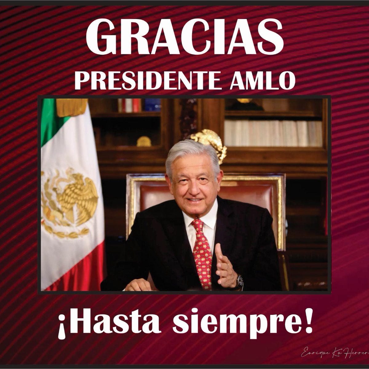 Hablo por 🇲🇽 cuando digo: "Gracias por todo presidente <a href="/lopezobrador_/">Andrés Manuel</a> "