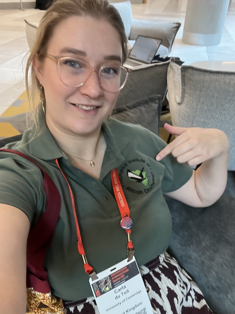 carlajdutoit's tweet photo. Happy to have the Fitz swag (thanks @kiwi_sjc) for my talk today at #ISBE2024 on the effect of substrate water content on ibises’ ability to remotely sense prey! Probably one of the last talks I’ll give presenting my PhD work 🥲 @ISBE2024 @Fitztitute https://t.co/9dXHo1SQzh