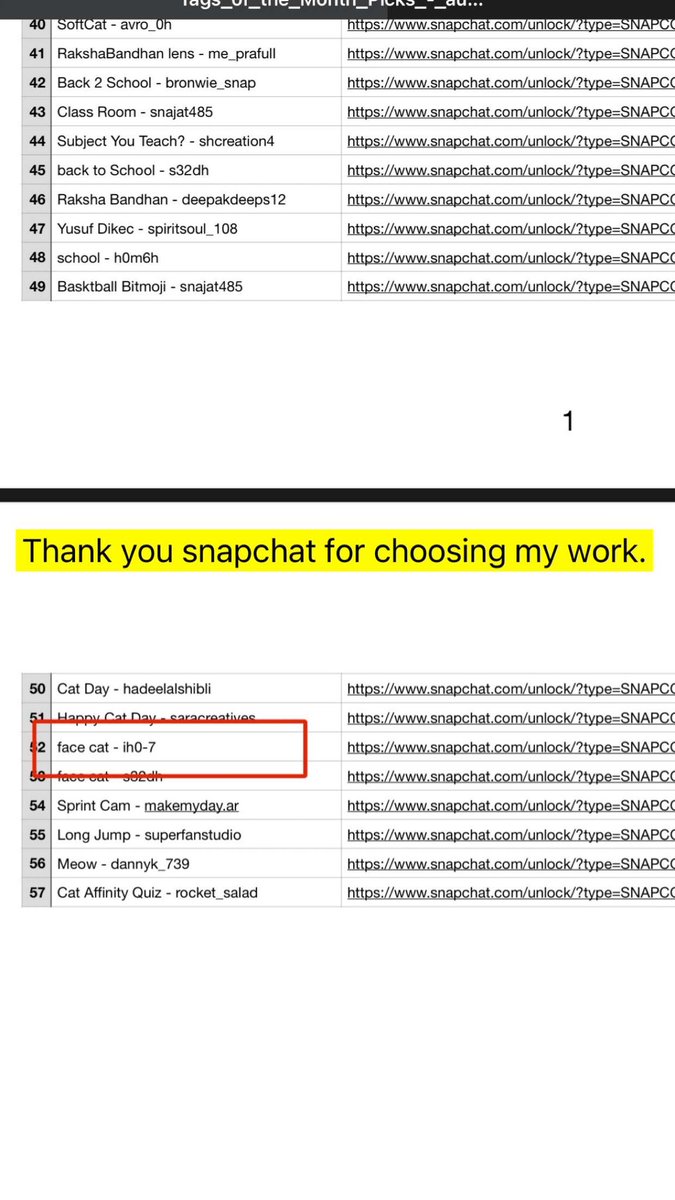 feel immense pride that Snapchat has selected of my lenses as the best lenses of the past two months. This achievement strengthens my passion for creativity and motivates me🤍🤍🤩

<a href="/SnapAR/">Snap AR</a> <a href="/joe_darko/">Joe Darko</a> <a href="/Harshavatrx/">Raag(bot)</a>