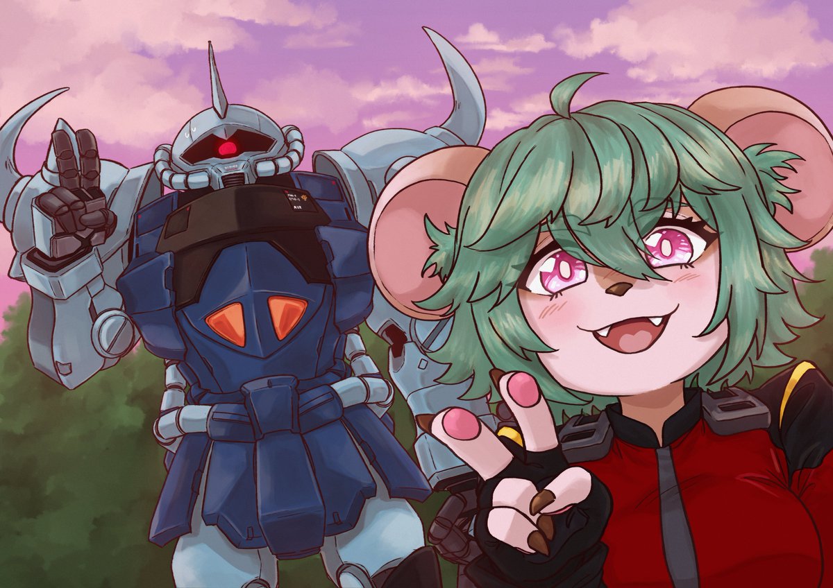 MiniaMousey's tweet image. Hihi and WELCOME to my page! I just retweet/post stuff I like! As well as fangirl and have brainrot over my bbygirl, the MS-07B-3 Gouf Custom!!
Stay Goufy besties!! :3
🎨 - @/CynicalRuins