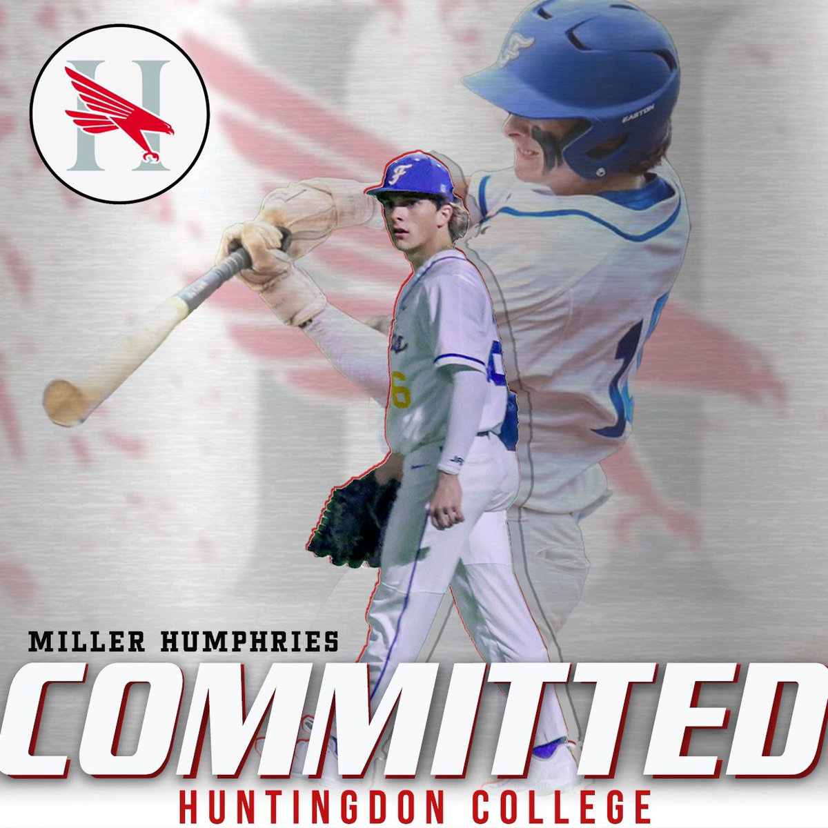 MillerHumphries's tweet photo. I’m thrilled to announce that I am going to be attending Huntingdon college to further my education and play baseball. Thankful for my friends, family, and coaches who have helped me along the way. And most importantly I want to thank God for giving me this opportunity! https://t.co/npYbkiBzU7