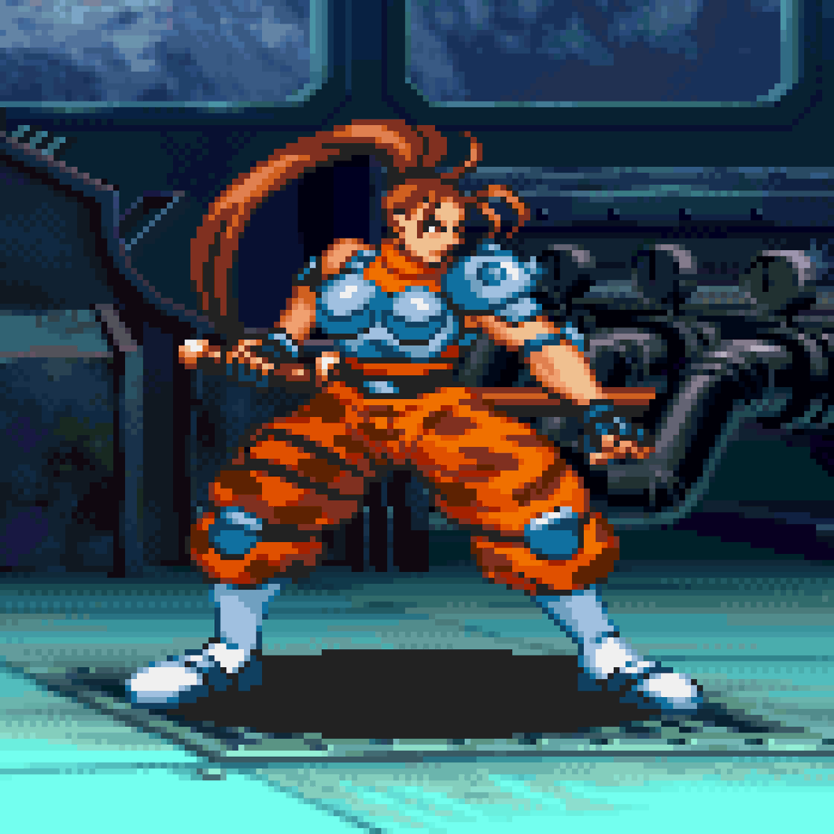 Linn Kurosawa (MVC style sprite) from Capcom's 