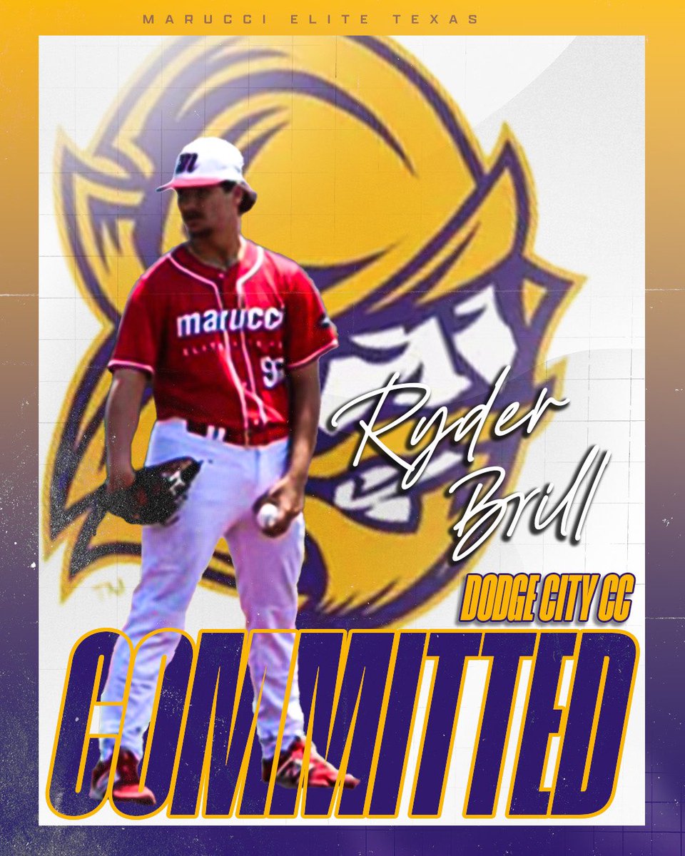 METx Recruiting (@recruitmetx) on Twitter photo Congratulations to <a href="/BrillRyder/">Ryder Brill</a> on his recent commitment to <a href="/GoConqsBB/">Dodge City CC Baseball</a>! LHP that was dominate all summer long for <a href="/MarucciEliteCTX/">Marucci Elite Central TX</a>! Will be able to contribute right away at the next level. Thank you for letting <a href="/MarucciEliteTX/">Marucci Elite Texas</a> be a part of the journey! #InOrInTheWay Congratulations to <a href="/BrillRyder/">Ryder Brill</a> on his recent commitment to <a href="/GoConqsBB/">Dodge City CC Baseball</a>! LHP that was dominate all summer long for <a href="/MarucciEliteCTX/">Marucci Elite Central TX</a>! Will be able to contribute right away at the next level. Thank you for letting <a href="/MarucciEliteTX/">Marucci Elite Texas</a> be a part of the journey! #InOrInTheWay