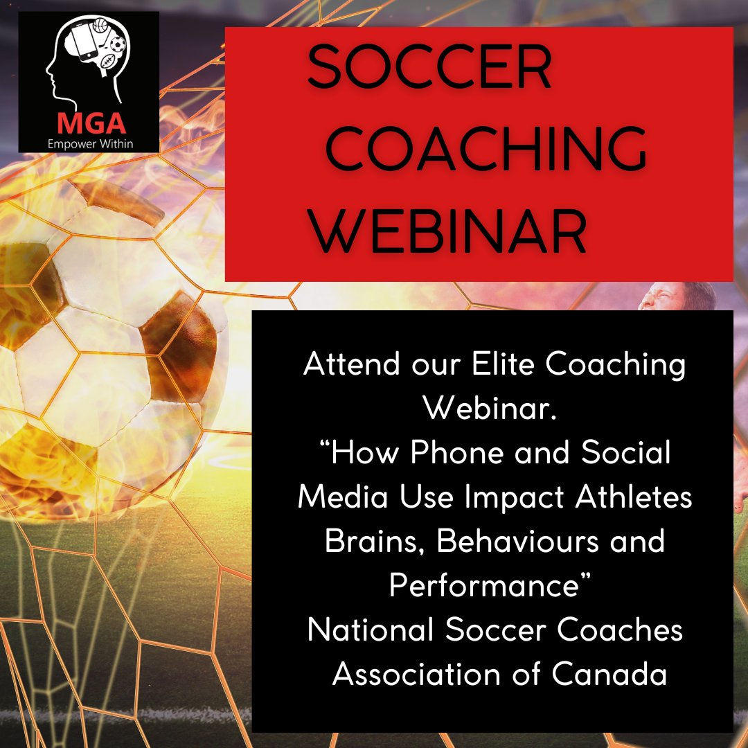 Look no further, The National Soccer Coaches Association of Canada is hosting a webinar to help you. 
"How Phones and Social Media Use Impact Athletes Brains, Behaviour and Performance"

Join with this link: lnkd.in/gR8feWwu -the-bench