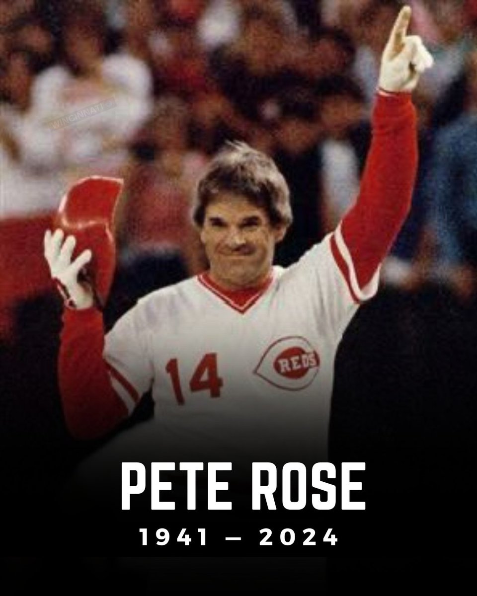 WINCINNATI_'s tweet image. RIP to the Hit King. 👑🌹