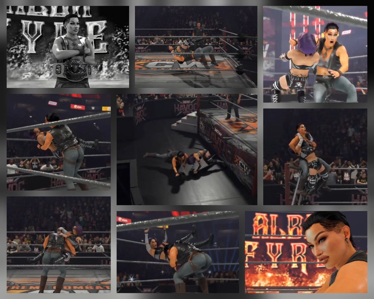 HitWoman98's tweet photo. Your partner and my opponent last night sure learned this the hard way, as I enjoyed beating them around the ring!

when you face me in that ring for this title, you're going to realize there's a big difference when it's on the line. Come tomorrow, I will be your roadblock! https://t.co/huHpXU0p9f