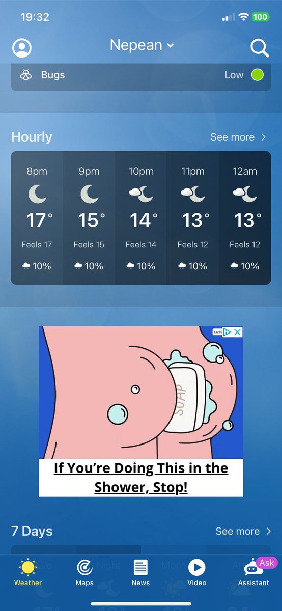 ⁦<a href="/weathernetwork/">The Weather Network</a>⁩ - why is this ad necessary?