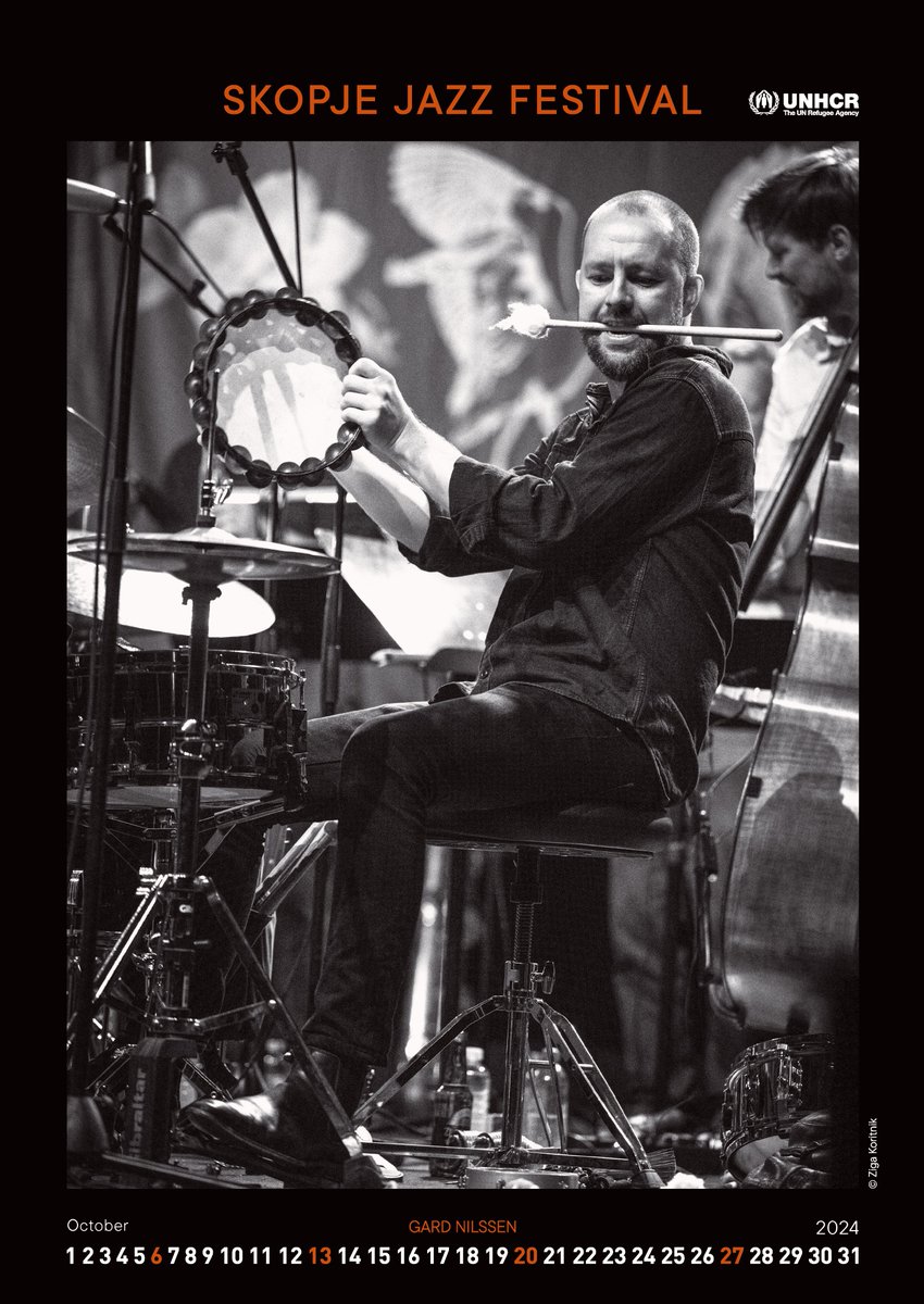 🥁 It's October.
Time for jazz!
w/ Gard Nilssen
📷 <a href="/zkoritni/">Ziga Koritnik</a>

#sjfcalendar #skopjejazzfest #jazzphotography