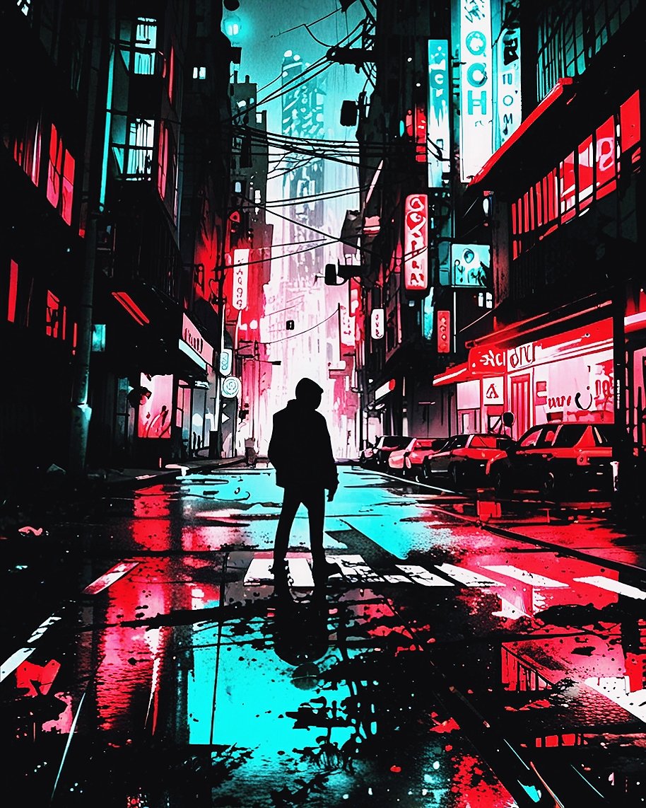 Deka_Vampir's tweet image. "✨ Wandering through the city’s hidden alleys, where the flickering street lights cast shadows and stories on every corner. 🛣️🌃 There's magic in these lights, illuminating the quiet beauty of the night. #CityNights #StreetLightMagic #UrbanDream