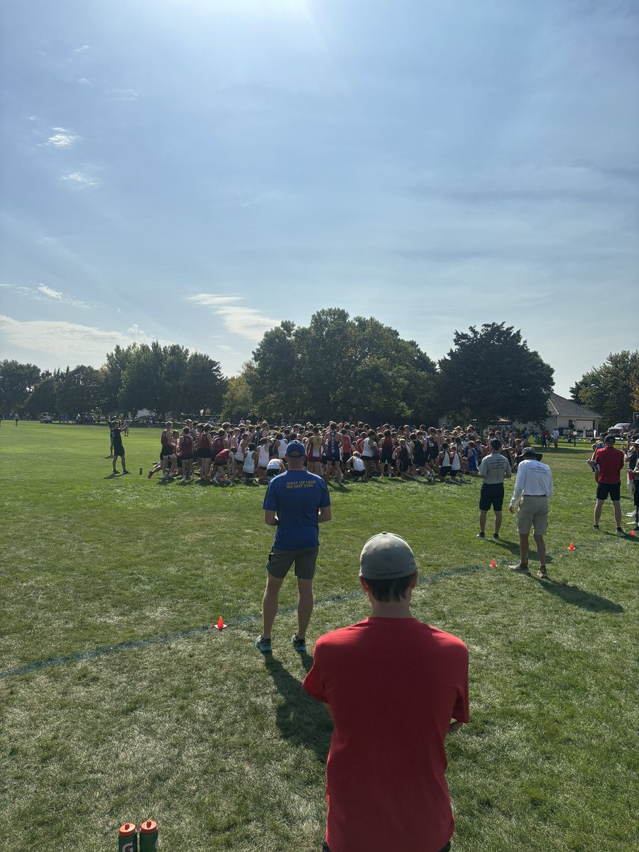 roncallixc's tweet photo. #RCXC took a trip to Kearney today ‼️  

Fast times across the board with a few personal records shattered. Huge congrats to both the men’s and women’s teams for an outstanding performance! https://t.co/zIkcXcLouy
