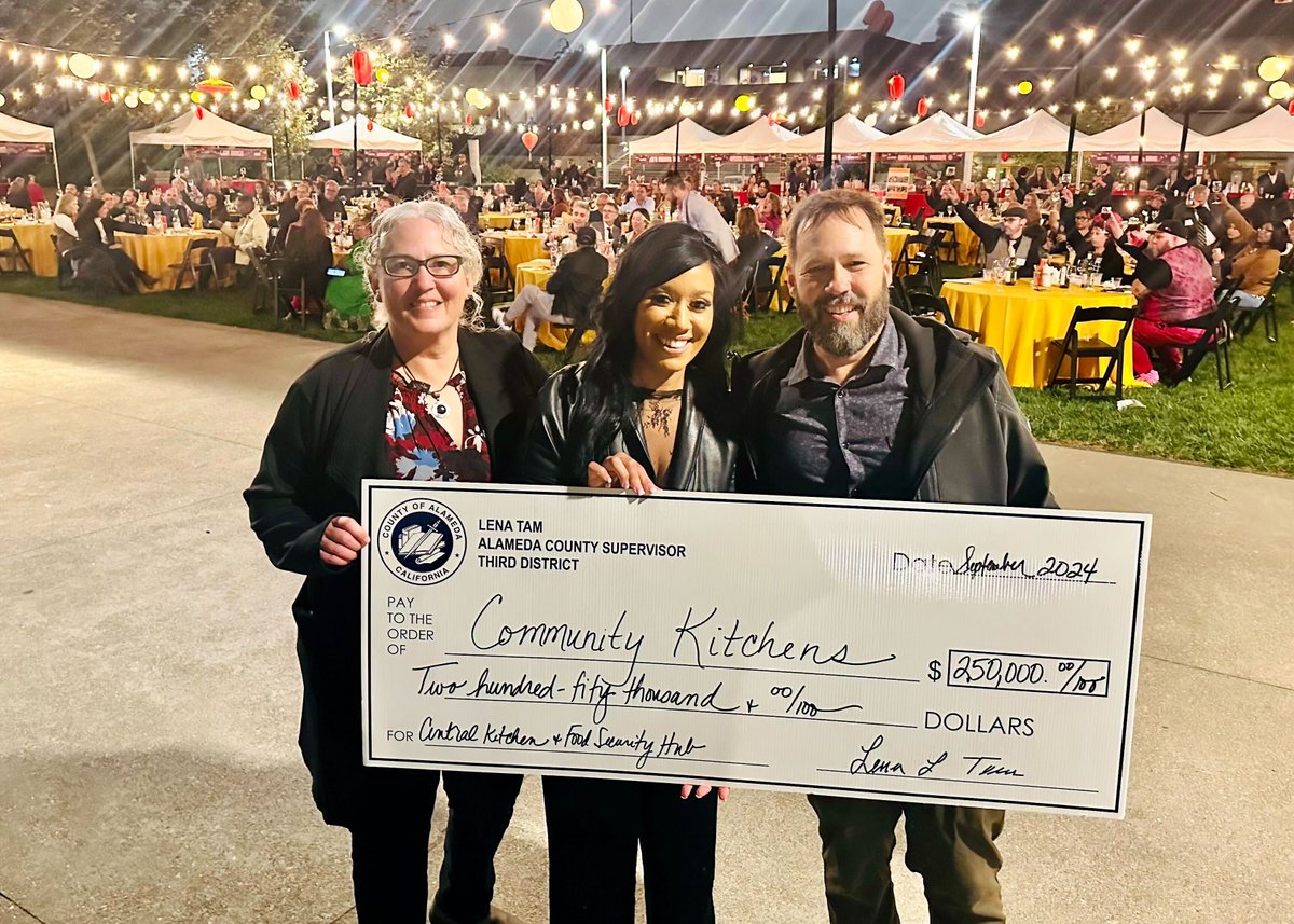 Alameda County Supervisor Lena Tam (@supervisorltam) on Twitter photo My team attended @CKOakland1's Inaugural Gala Harvest Moon Night Market! We are proud to invest in the Central Kitchen and Food Security Hub for <a href="/AlamedaCounty/">Alameda County</a>, supporting their efforts to enhance meal outreach, mobile grocery distribution, and culinary workforce development! My team attended @CKOakland1's Inaugural Gala Harvest Moon Night Market! We are proud to invest in the Central Kitchen and Food Security Hub for <a href="/AlamedaCounty/">Alameda County</a>, supporting their efforts to enhance meal outreach, mobile grocery distribution, and culinary workforce development!