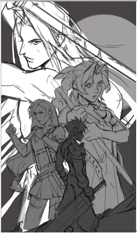 just cooking sth rn #ff7 #wip 
