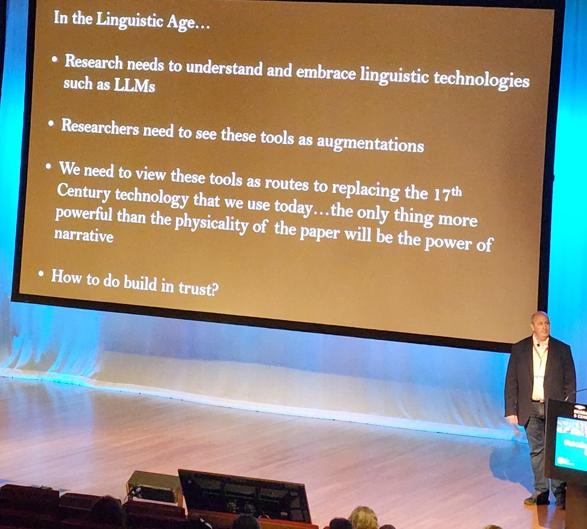 suzanasukovic's tweet image. In the linguistic age @danielintheory #IIFS24