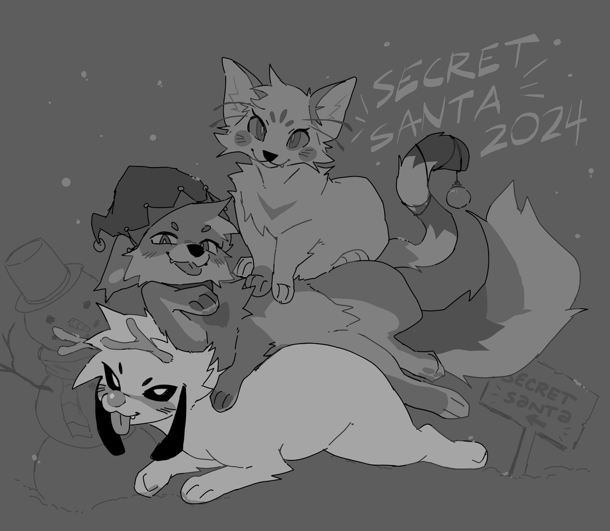 discord.gg/YMcSgamK HELLO HELLO ARE U INTERESTED IN SECRET SANTA? well this is my 6th year hosting one! please feel free to join and advertise to any buddies of urs! the invite closes in 48 hours to insure we have an even amount of people to pair up! art by  <a href="/dogsc0ut/">rea ૮・ﻌ・ა ❤️</a>