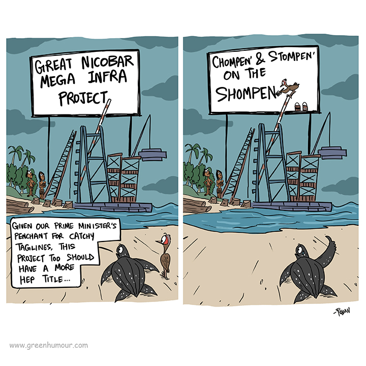 Green Humour (@thetoonguy) on Twitter photo Great Nicobar, mega infrastructure, its wildlife and the indigenous Shompen tribe. Green Humour for <a href="/TheHinduMag/">TH Culture</a> : greenhumour.substack.com/p/great-nicoba… Great Nicobar, mega infrastructure, its wildlife and the indigenous Shompen tribe. Green Humour for <a href="/TheHinduMag/">TH Culture</a> : greenhumour.substack.com/p/great-nicoba…