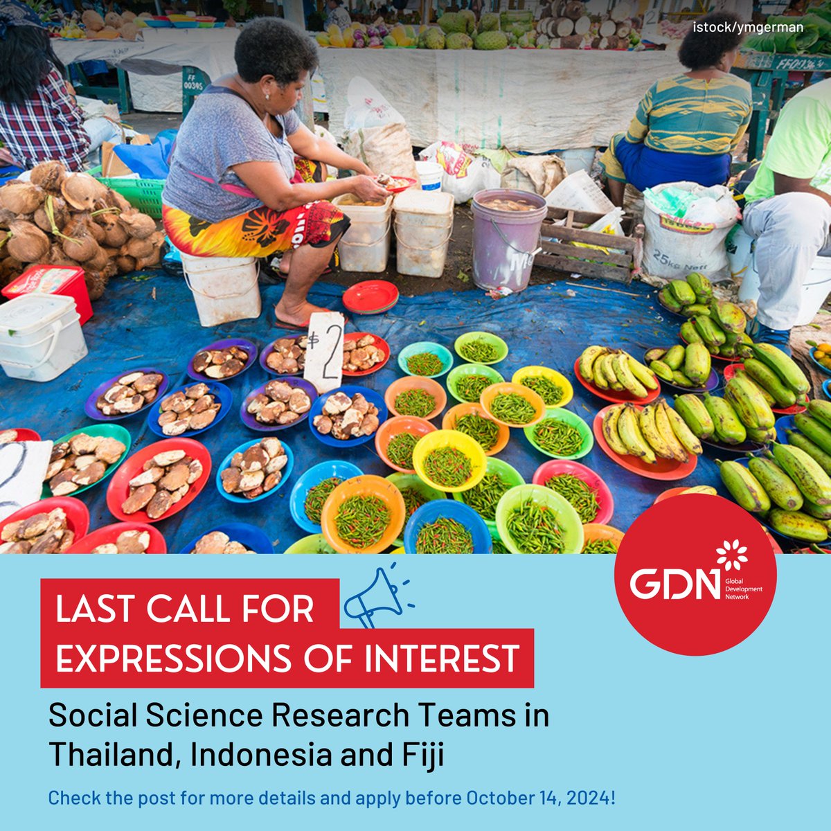 Global Development Network (@gdnint) on Twitter photo 📢Deadline extended to October 14!
Last call for social science research teams in Thailand, Indonesia, and Fiji to lead Doing Research Assessments (DRA) starting in early 2025.
gdn.int/call-doing-res…
<a href="/aassrec/">Assoc of Asian Social Science Research Councils</a> <a href="/IDRCinAsia/">IDRC in Asia</a> 📢Deadline extended to October 14!
Last call for social science research teams in Thailand, Indonesia, and Fiji to lead Doing Research Assessments (DRA) starting in early 2025.
gdn.int/call-doing-res…
<a href="/aassrec/">Assoc of Asian Social Science Research Councils</a> <a href="/IDRCinAsia/">IDRC in Asia</a>
