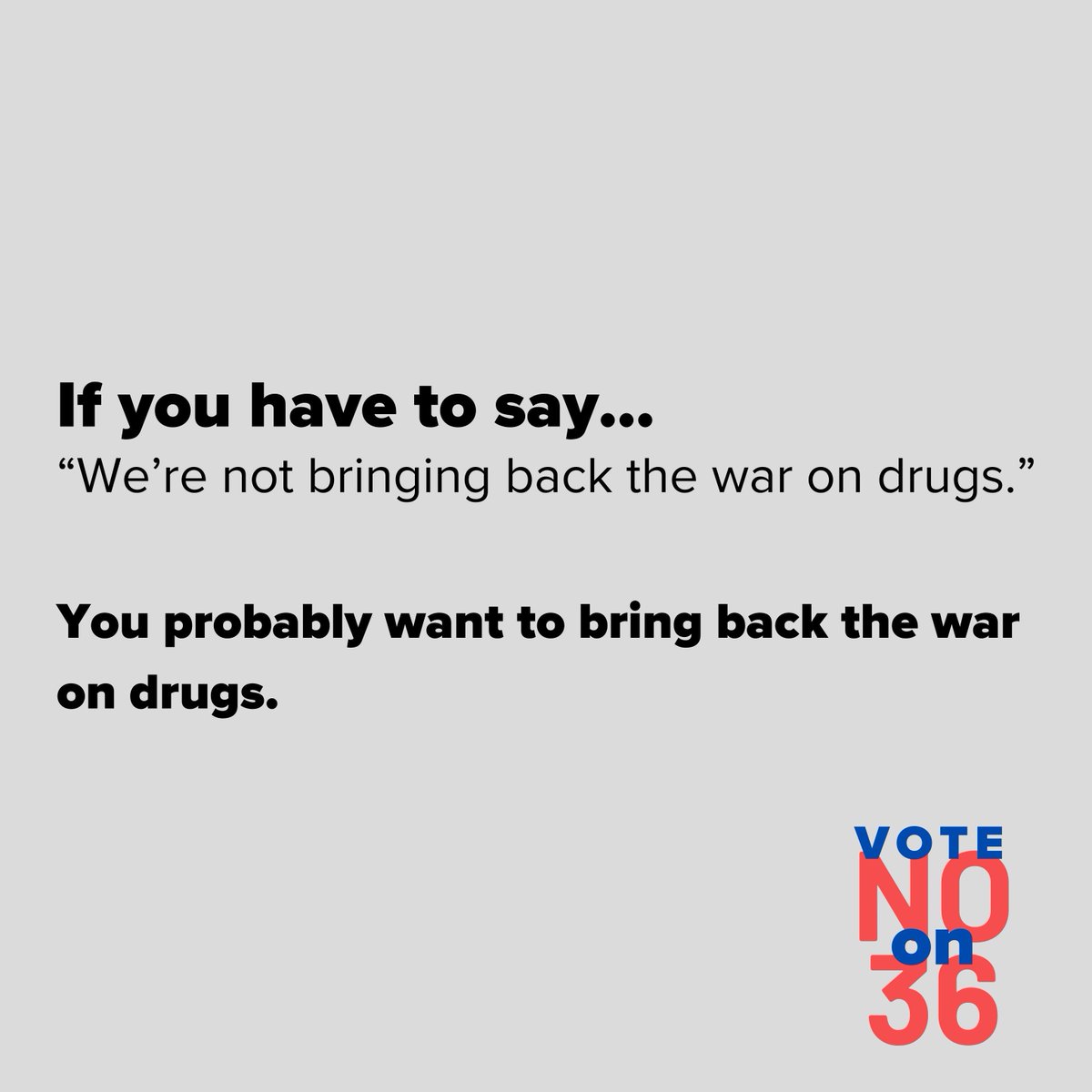 VOTE NO on PROP 36!

Prop 36 makes CA less safe by taking away $750 mil over the next decade from programs that prevent crime. 

We need to be investing in solutions, but Prop 36 will only exasperate CA's social problems. 

#StopProp36 
#VoteNoOnProp36 
#StopPrisonScam