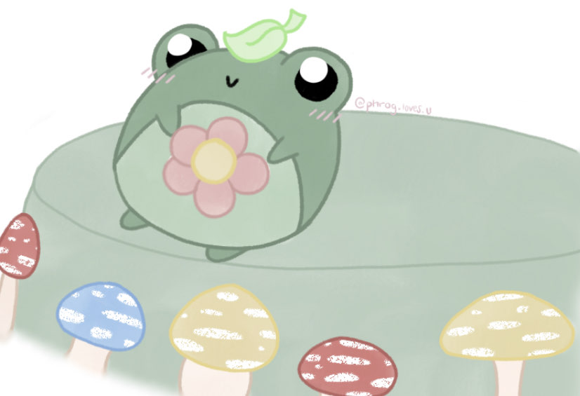 phroglovesu's tweet photo. oh, to be a phrog on a cake ~
.
.
.
🍃: #art #drawing #cuteart #digitalart #frog #frogs #phrog #phroglovesu #phrogcake #cake #frogcake #notemergencyfood https://t.co/mqDWO03zmL