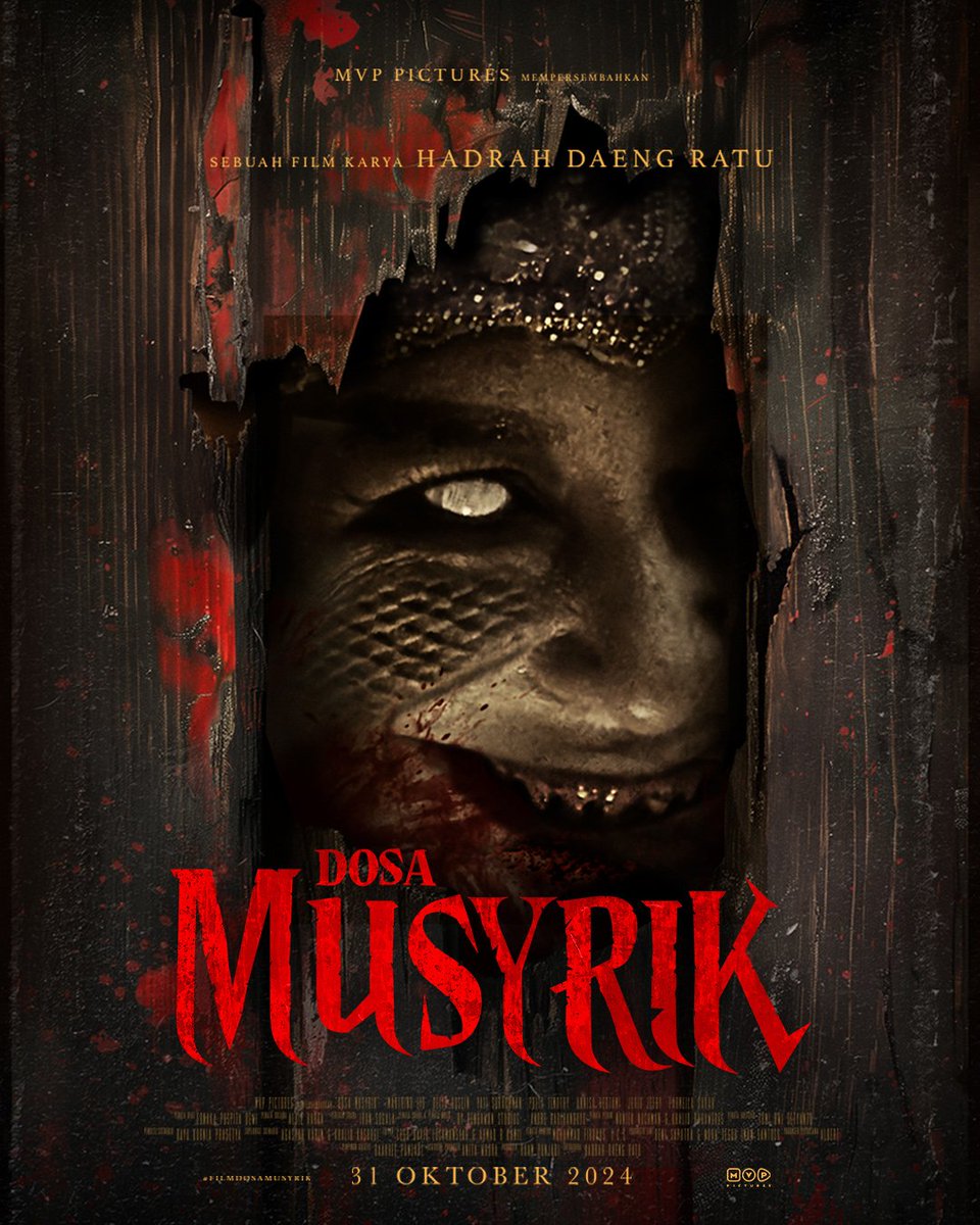 mvppictures's tweet photo. Terlilit hutang hingga putus asa, Nugie malah terjebak Dosa Musyrik. Ia pun harus menghadapi teror Ni Larapati yang sangat mengerikan!

Saksikan Dosa Musyrik di bioskop mulai 31 Oktober 2024!

#filmdosamusyrik #musyrik https://t.co/Hin4H45bTB