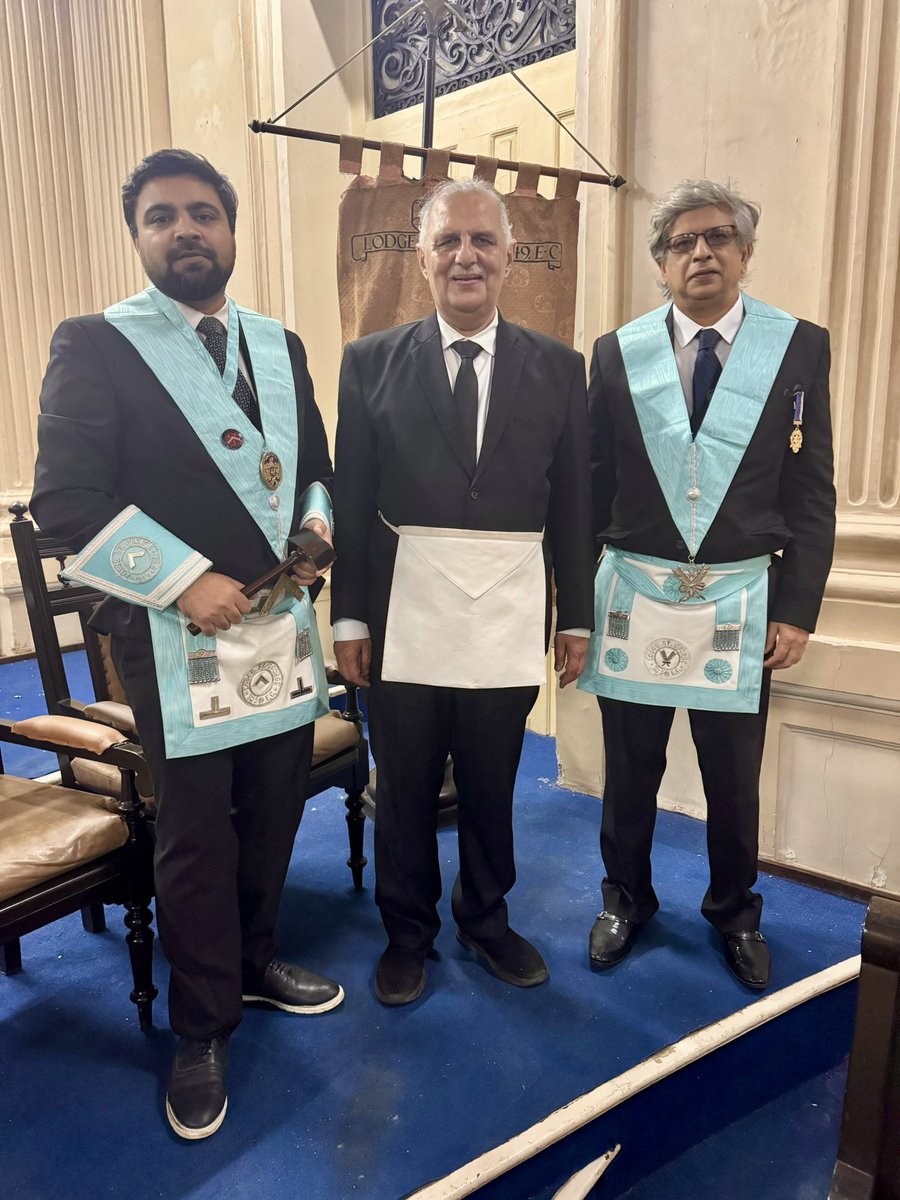 Lodge St. George No. 549 extends a warm and fraternal welcome to Bro. Vivek Sharma, who was initiated into our Lodge last evening. We look forward to his journey in Freemasonry, as we continue to uphold the values of brotherly love, relief and truth.