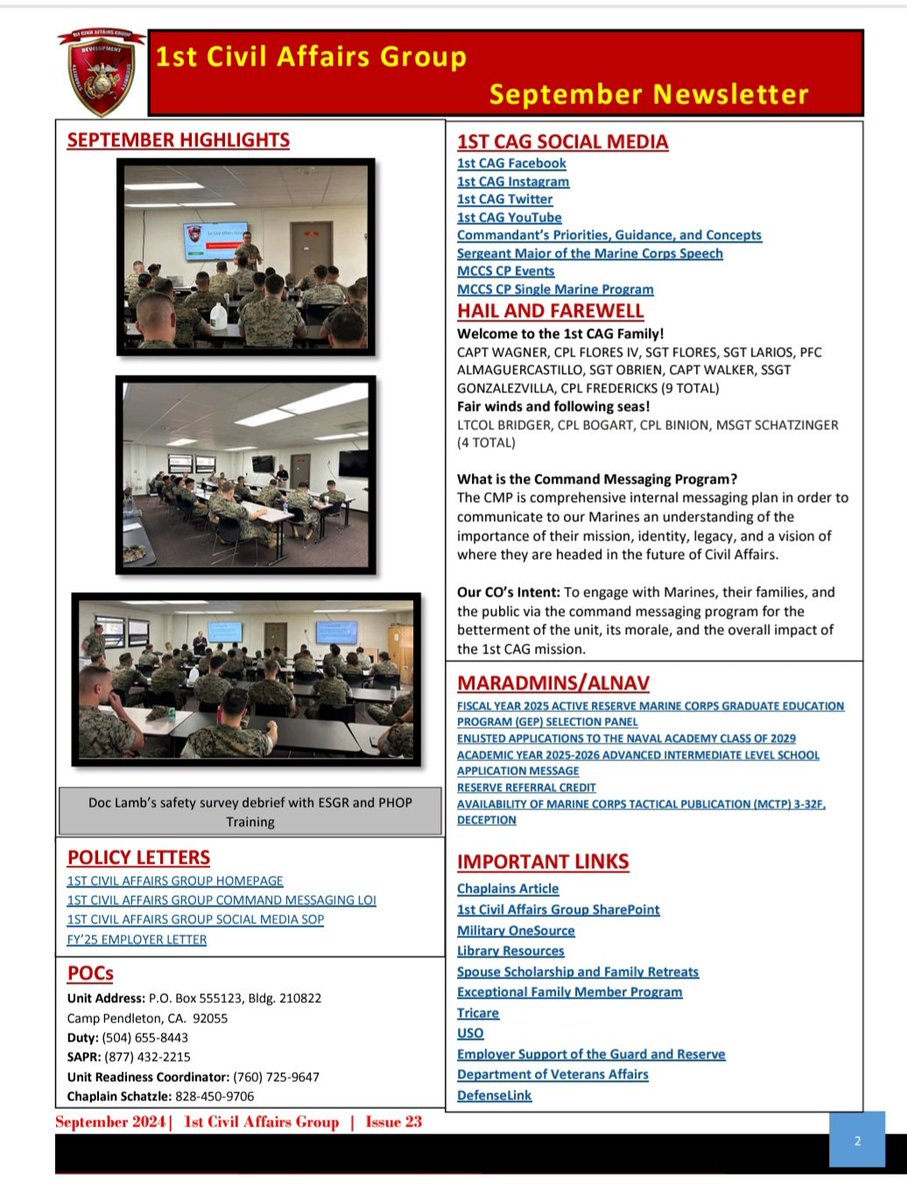 1st Civil Affairs Group tweet media