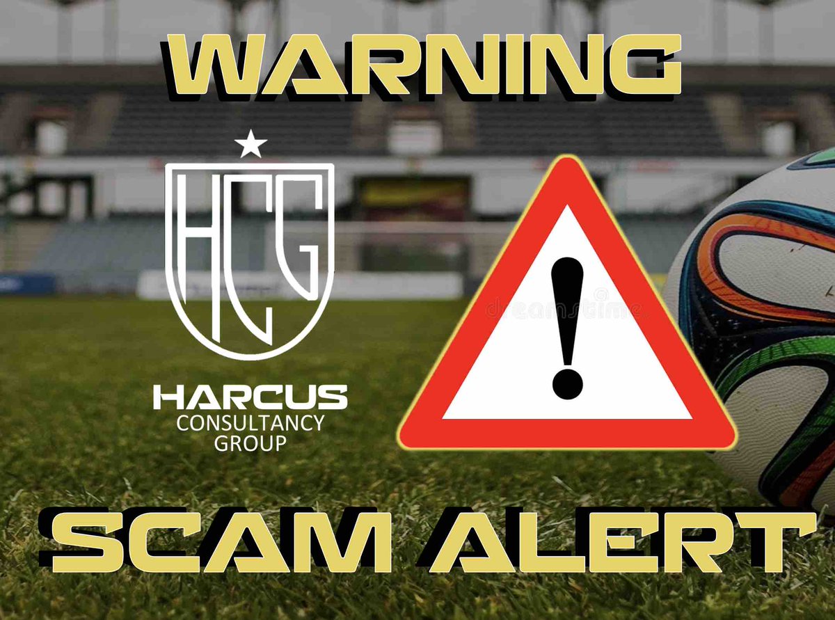 GroupHarcus's tweet photo. 🚨SCAM ALERT!! We have been informed that there are FAKE PROFILES PRETENDING TO BE US &amp; SCAMMING PEOPLE! 
Report these profiles to Cyber Crime Alert Royal Malaysia Police &amp; Facebook Security Instagram DO NOT PAY ANY MONEY TO THEM!

#scam #harcuscg #richardharcus #football #soccer https://t.co/Or0ku7LsWz