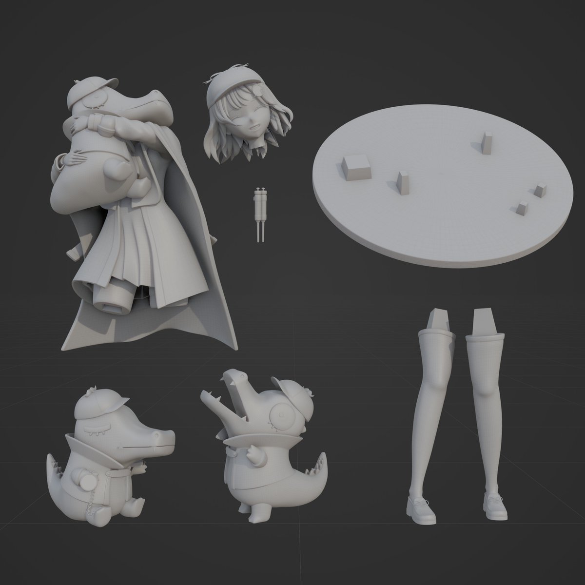 Lagr_6's tweet photo. Here's the ame model to download. Please feel free to DM me if you find any problem, it's the first time I make a model to share with everyone... so I'm pretty new to this.💛
https://t.co/gAXGJaj5de
 #ameliaRT https://t.co/d3RgBcCOLg