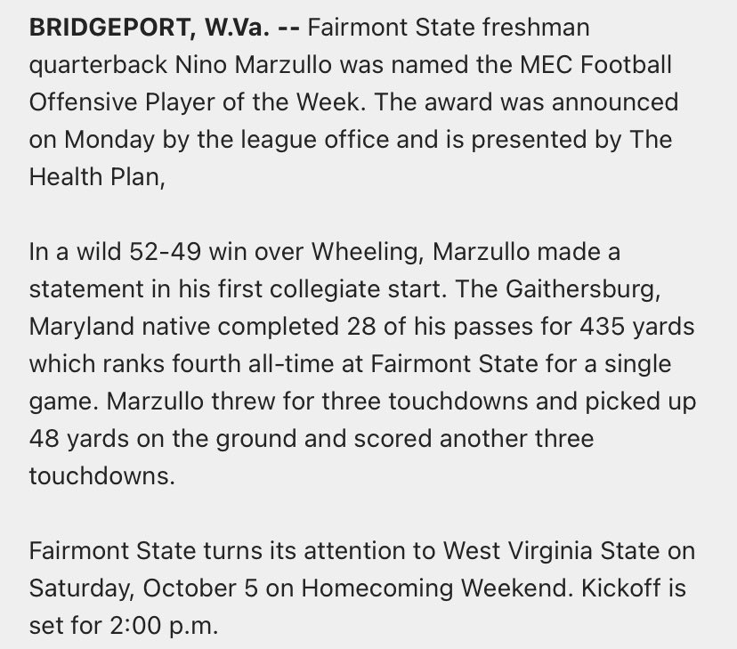 Dime U (@dimeuqbtraining) on Twitter photo Big things loading π <a href="/Nino_Marzullo/">Nino Marzullo</a>
Just the beginning!
<a href="/FairmontStateFB/">Fairmont State Football</a> got a great one!
#DimeUCertified ππ» Big things loading π <a href="/Nino_Marzullo/">Nino Marzullo</a>
Just the beginning!
<a href="/FairmontStateFB/">Fairmont State Football</a> got a great one!
#DimeUCertified ππ»