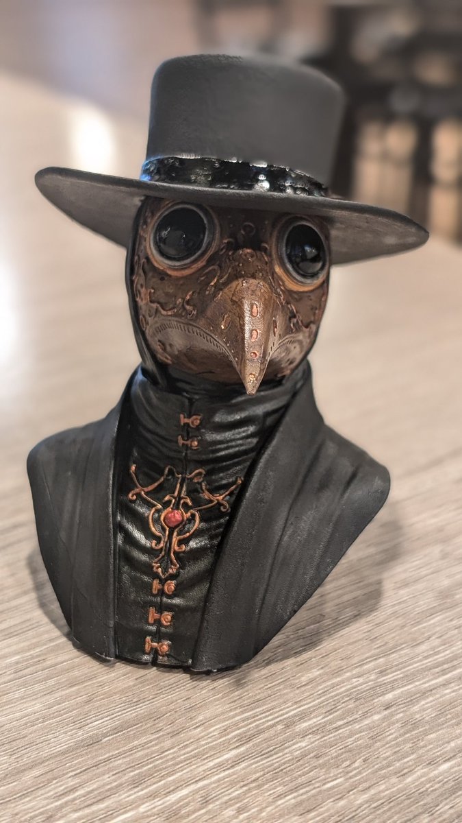 Tony Maiocco (@tmaiocco) on Twitter photo Plague Doctor bust by <a href="/fotismint/">Fotis Mint Studios</a> Supports by <a href="/CharroZuck/">charro zuck</a> sliced on <a href="/lychee3d/">Lychee</a> slicer printed on <a href="/Elegoo_Official/">ELEGOO</a> Saturn 4 Ultra Plague Doctor bust by <a href="/fotismint/">Fotis Mint Studios</a> Supports by <a href="/CharroZuck/">charro zuck</a> sliced on <a href="/lychee3d/">Lychee</a> slicer printed on <a href="/Elegoo_Official/">ELEGOO</a> Saturn 4 Ultra