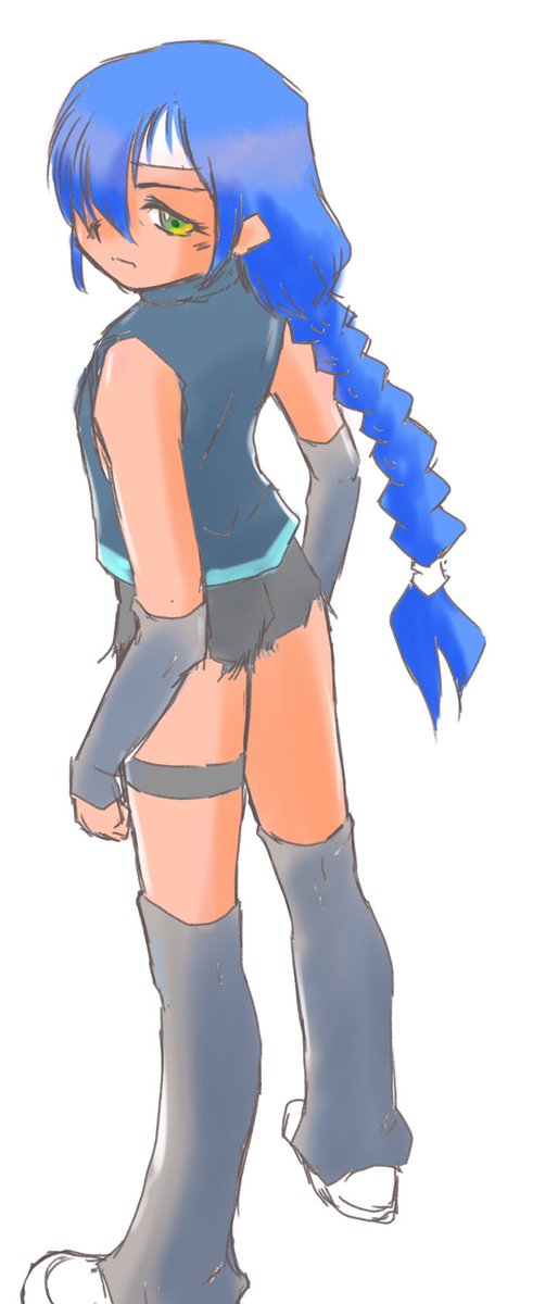 ラクガキのほとんどは莉央で占めてますね。
まぁ可愛いからしょうがないですね。 #今月描いた絵を晒そうぜ
 #うちの子
 #ラクガキ 