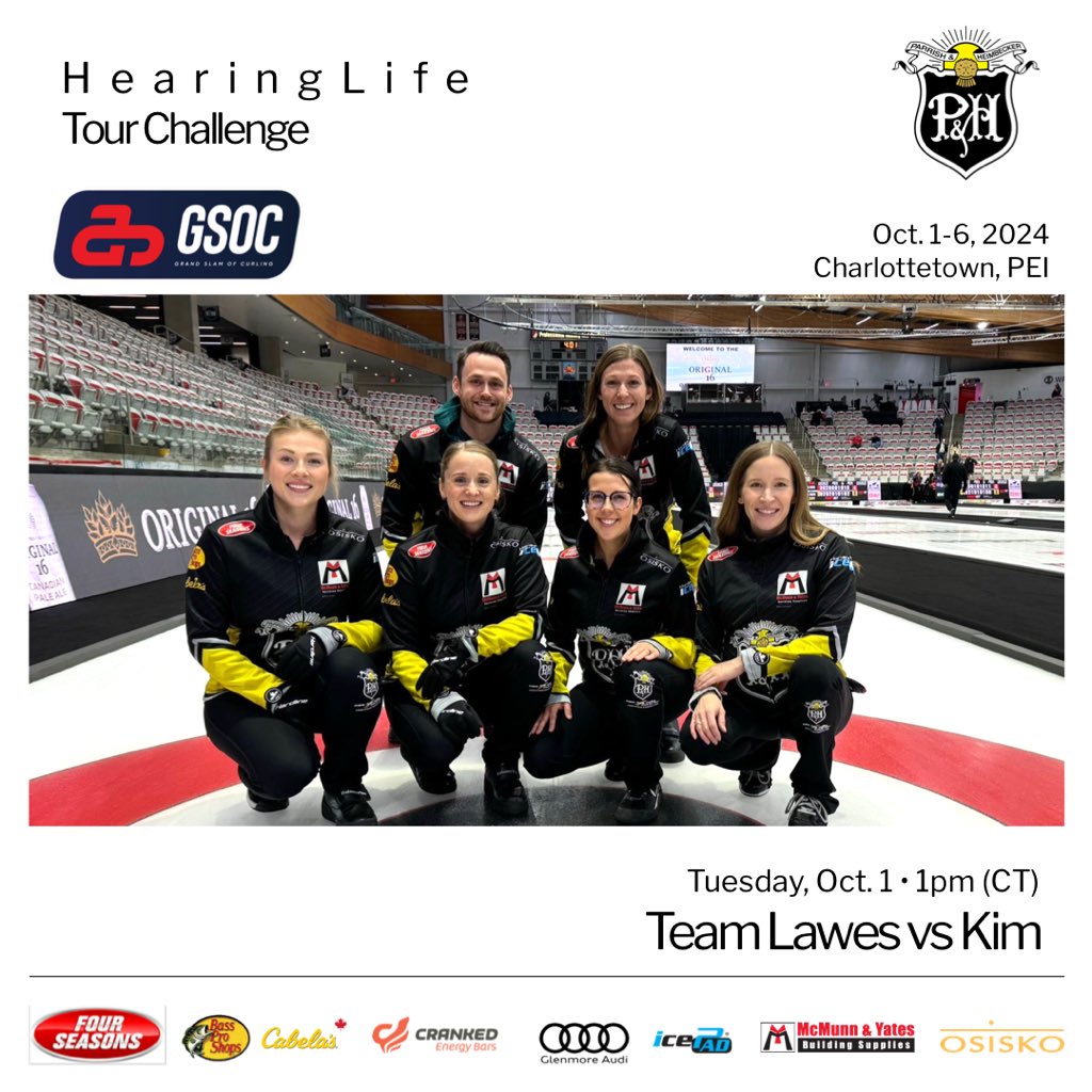 Team Lawes (@teamklawes) on Twitter photo So pumped for the first <a href="/grandslamcurl/">Grand Slam of Curling</a> event of the season tomorrow with the <a href="/hearinglifeca/">HearingLife Canada</a> Tour Challenge.
And…..every game on every sheet will be streamed LIVE!!
Details:
thegrandslamofcurling.com/media-release/…
#TeamLawes | #GSOC So pumped for the first <a href="/grandslamcurl/">Grand Slam of Curling</a> event of the season tomorrow with the <a href="/hearinglifeca/">HearingLife Canada</a> Tour Challenge.
And…..every game on every sheet will be streamed LIVE!!
Details:
thegrandslamofcurling.com/media-release/…
#TeamLawes | #GSOC