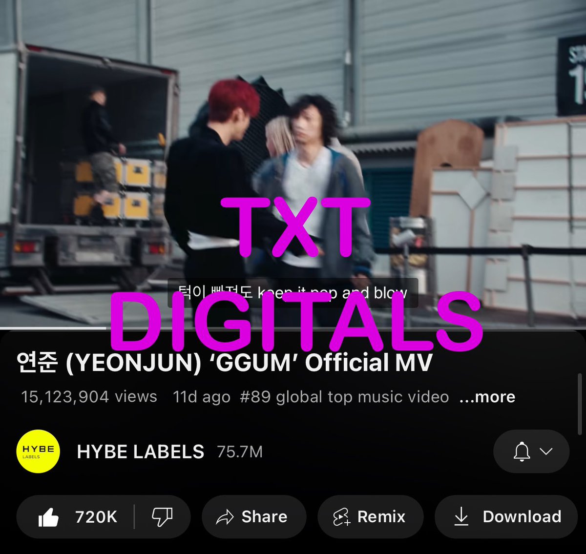txtdigitals's tweet photo. @TXTUSPR #HitThatYouTube https://t.co/xHZdP63U0n