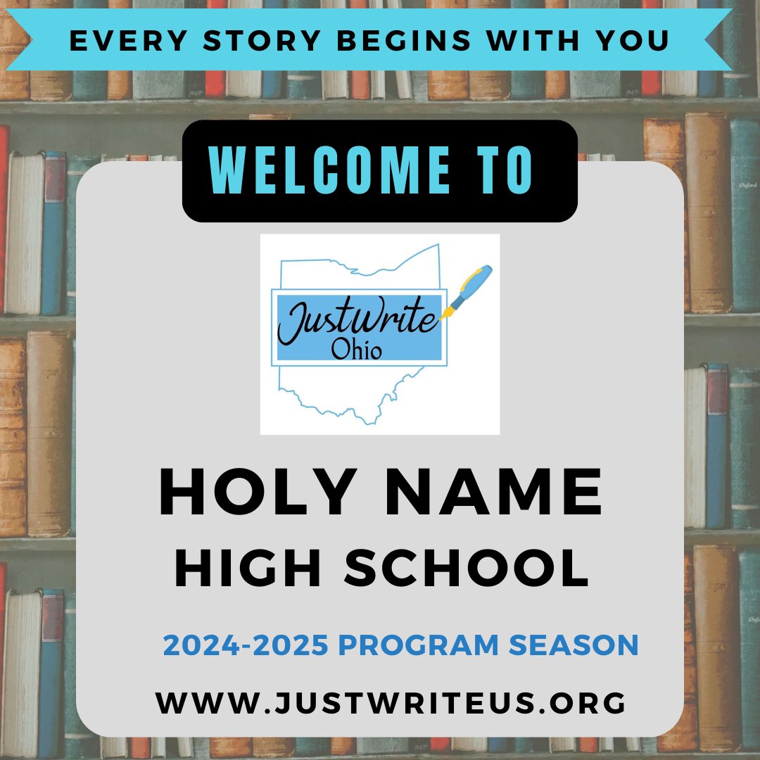 🔥✍️ Ready, Set, Write! The JustWrite program season is officially underway, and we can’t wait to see the incredible stories you’ll create. 📚✨ It’s time to dive deep into your imagination and let your words do the talking. Ohio, let’s write some magic! 💥🎨