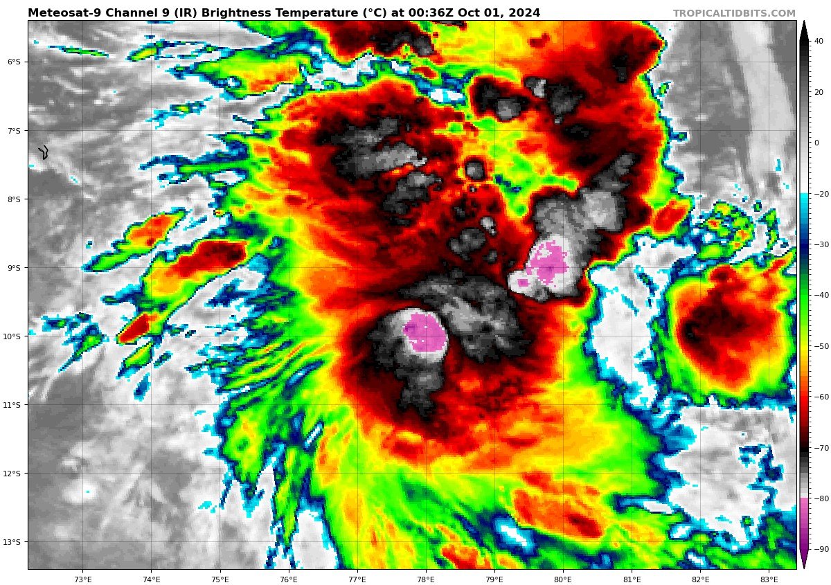 LimWeather's tweet photo. As of late we have #Invest91S SE of #DiegoGarcia,forecast by #GFS head W in the SWIO and stay N of #reunion,#France and #Mauritius before possibly scrapping N #Madagascar
Interests there are to watch closely
#Wxtwitter #Wxx #tropicswx #91S #Cyclone #CycloneANCHA #ANCHA https://t.co/s4SAGIS4qZ