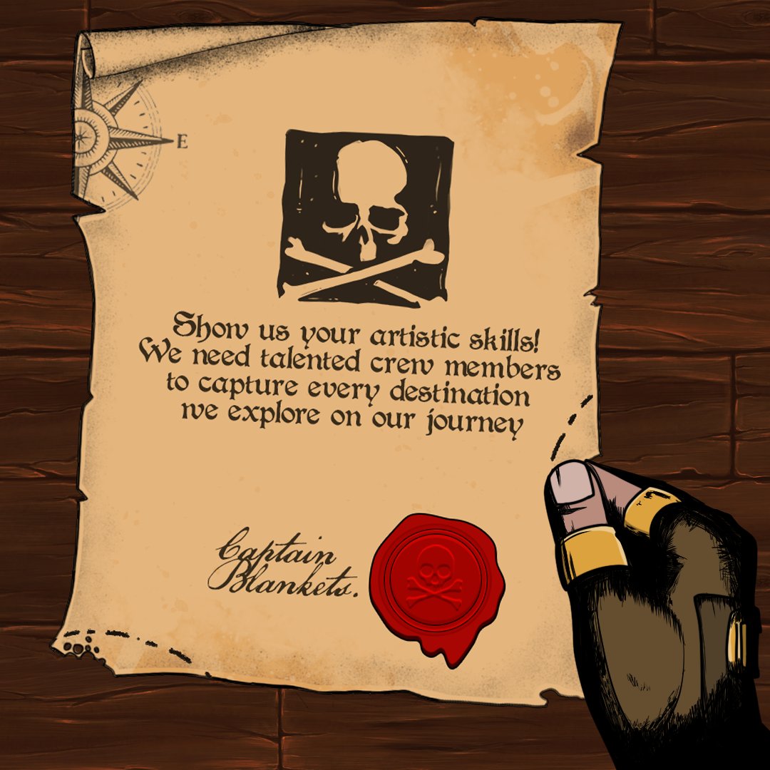 Ahoy, DMT mateys! 🏴‍☠️

Join our Art Contest and showcase your creations!
The winner will claim an OG spots and <a href="/BitmapEmporium/">Bitmap Emporium</a>’s Natbats! 

You have only 24hrs .⏳

Submit your pirate-themed artwork on our Discord
discord.gg/dmtpirates

Good luck! 

 #Bitcoin #Ordinals #DMT