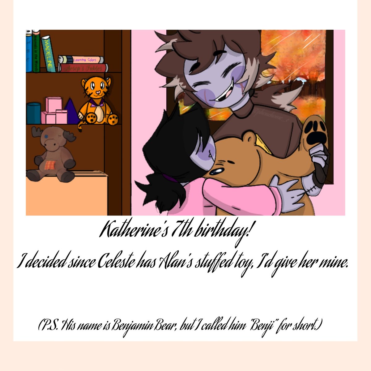 phonehome_e's tweet photo. #MyDearHatchetMan #MDHM #Sketch2Color #Sketch2Colors #MyDearHatchetManFanart
Well, I'm bouncing back
(or at least trying to)
Meet Katherine Orion, Alan's 2nd daughter.
(In my AU he's a father of 5: He has 3 daughters and 2 sons...Yeah, the breeding went crazy.) https://t.co/UJu79aw7EH