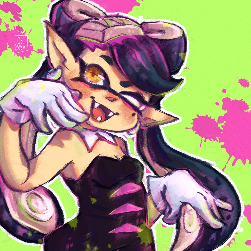 OttBottArt's tweet photo. I was hit by a wave of love for Splatoon after the grand fest,, Here's Callie https://t.co/e0Uxm1D8oZ