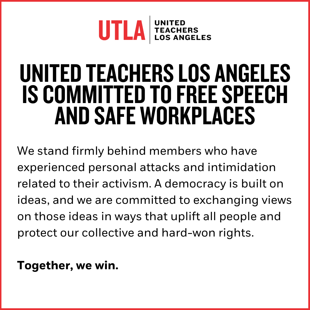 United Teachers Los Angeles tweet media