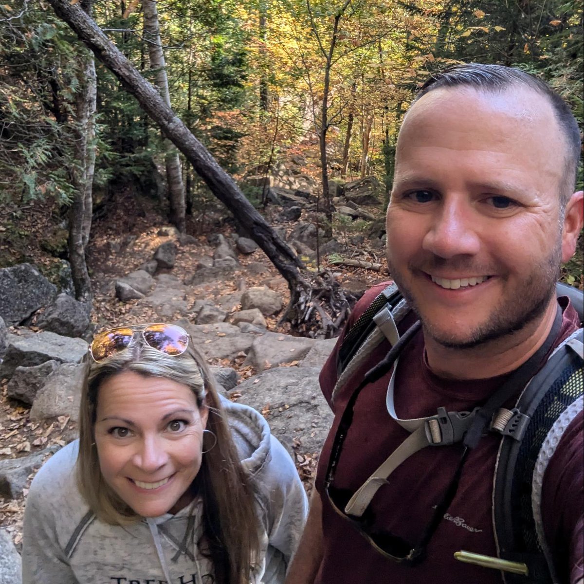 WeatherManFinn's tweet photo. Day 1 in the #Adirondacks down. Nearing peak foliage here in Lake Placid #adk #adkmountains #pureadk #adirondacks #upperrightusa #exploreny #ilovenny #ospreypacks #hiking #ispyny #518wx #lakeplacid https://t.co/rwvLctjWvP