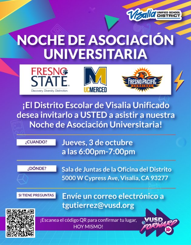 VUSD Equity and Student Services tweet media